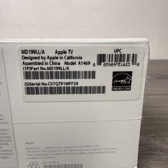 Apple TV 3rd Generation MD199LL/A Brand New Factory Sealed A1469 NEW SEALED