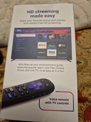 Roku 3840R Streaming Stick HD Media Player with Voice Remote – 2025 Model