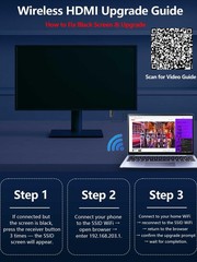 Wireless HDMI Display Dongle Adapter, 4K Decode 1080P60Hz HDMI Wireless Plug …