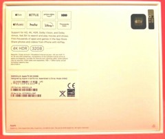 Apple TV 4K HDR 32GB Black MQD22LL/A **Empty Box Only**
