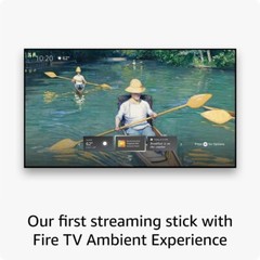Amazon Fire TV Stick 4K Max streaming device, supports Wi-Fi 6E, free & live TV