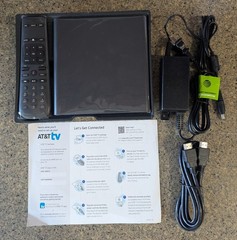 AT&T TV C71KW-400 Streaming Box Player with Voice Remote HDMI Power Adapter Kit