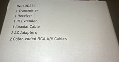 Terk Technologies Wireless TV Video & Audio From An A/V Source To Any TV In Home