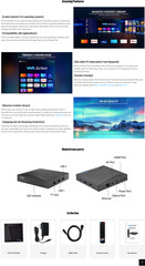 NEW 6K 3D Movie Media Stream Player Free TV Receiver Android Smart TV Box WiFi 6