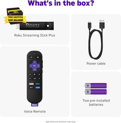 Streaming Stick plus 2025 – 4K & HDR Streaming Device for TV with Voice Remote