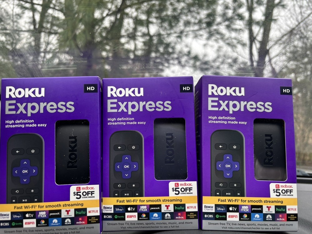*ROKU* Roku Express TV Movies Streaming Media Player Stick HD Remote NEW Sealed