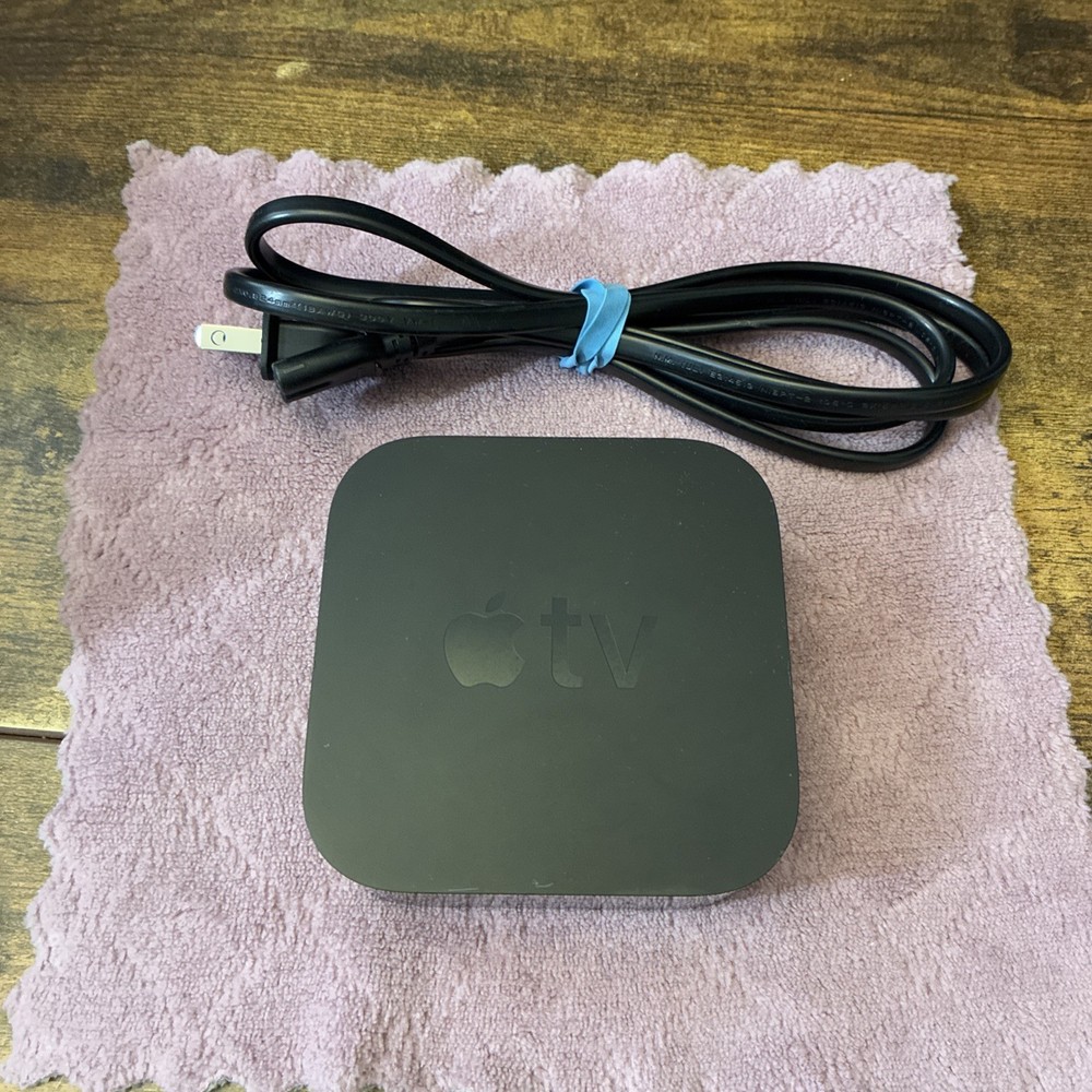 Apple TV 4K 64GB Media Streamer With Power Cable Only Model A1842 Tested