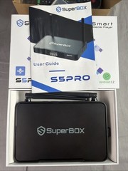 SuperBox S5 Pro Streaming TV Smart Media Player 6K WiFi BUNDLE w Remotes + 64GB