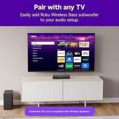 Streambar SE | 2-in-1 TV Soundbar with Built-in 4K/HD/HDR Streaming, Speaker…