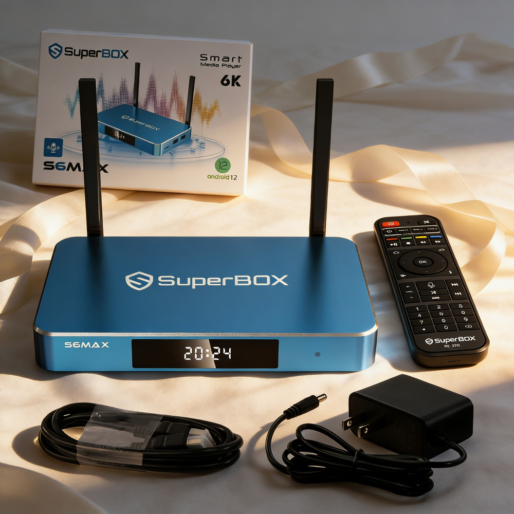 SuperBox S6 Max Android TV Box + Gift bag – Certified Seller – Free USA Shipping