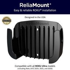 Roku Ultra Holder – Universal Stand for All Roku Ultra Models, Secure & Stylish