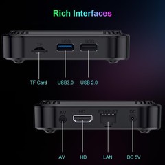 3D 8K Android TV Box (2026) – 4GB RAM, Dual WiFi, Bluetooth 4.0 Connectivity