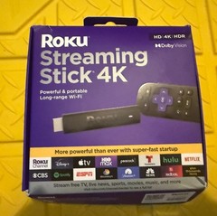 Roku Streaming Stick 4K HDR Dolby Vision – SKU #3820R2 NEW IN BOX