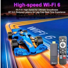 X88Pro T1 Android 14 4K TV Stick Wi-Fi 6 BT5.0 RK3518 2GB+16GB Voice Remote