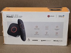 2024 Infomir MAG544W3 MAG 544 W3/ 600Mbps built-in DUAL WiFi 5G 4K LINUX TV BOX