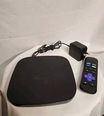 Roku 4 (4th Generation) Media Streamer 4400X W/power Adapter And Remote- Black