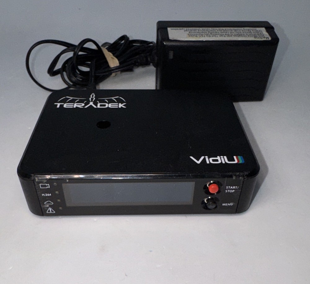 Teradek VidiU 4G Streaming Device H.264 Encoder Live Streaming W/ Power Supply