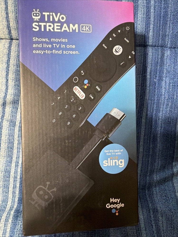 TiVo Stream 4K Media Streamer – Black