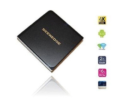 SeekEdge Android Mini TV Box 64Bit Amlogix 2GB Ram16 ROM