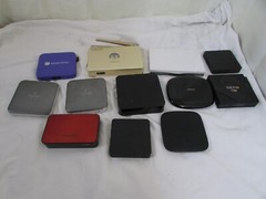 Lot of 12 UUNTESTED Media Cable streaming box Boxes italkbb tcl etc..