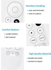 NEW Chromecast with Google TV (4K) – Snow (REMOTE ONLY)