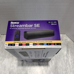 Roku Streambar SE 4K Bluetooth Wi-Fi Media Streamer w/ Remote, HDMI, Optical