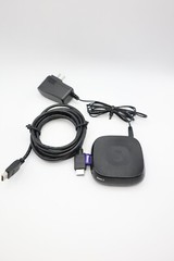 Roku 3 Media Streamer 4200X With AC Adapter/ HDMI Cable- Used no Remote