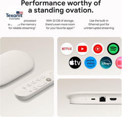 TV Streamer 4K – Fast Streaming Entertainment on Your TV with Voice Search Remot