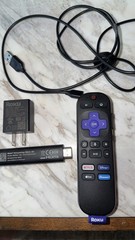 Roku Streaming Stick 4K 3820X2 2160p HDMI Black w/ Remote & Power Adapter