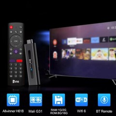 Android 14 TV Stick 4k HD Dual WiFi 5G Smart TV Box Streaming Media Player
