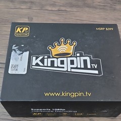 Kingpin TV KP 1.0 Media Streamer Box Quad Core Dual Band WiFi HDMI 1080p 1GB
