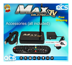 MaxTV Gold PRO 25 Max TV Box 8K Quad Core 64 Bit 2026