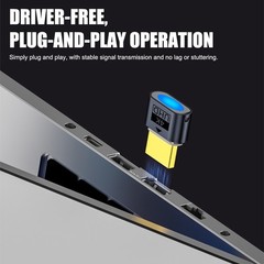 4K HDMI Dummy Plug Headless Display Emulator for Mining Plug & Play Aluminum LED