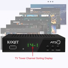 Atsc tuner Digital Converter Box Analog Digital TV Receiver recorder ota antenna