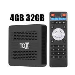 TOX4 Smart TV box RK3528 Android 13 4GB 32GB BT5.0 AV1 1000M LAN 2.4G 5.8G Dual