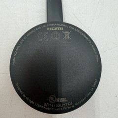 Google Chromecast Model NC2-6A5 HDMI Black 2nd Device Only