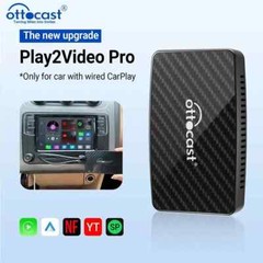 Ottocast Play2Video Pro AI BOX Wireless CarPlay/Android Auto Multimedia Adapter