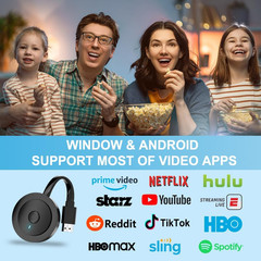 Wireless HDMI Display Adapter 4K, Screen Casting Dongle for I-Phone, Android, L