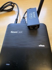 Vivitek NovoCast NC100 Wireless Media Streamer HDMI USB Ethernet Wi-Fi Black
