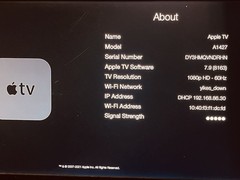 Apple TV Model A1427 HD 1080P Black w/ Remote – Works Great