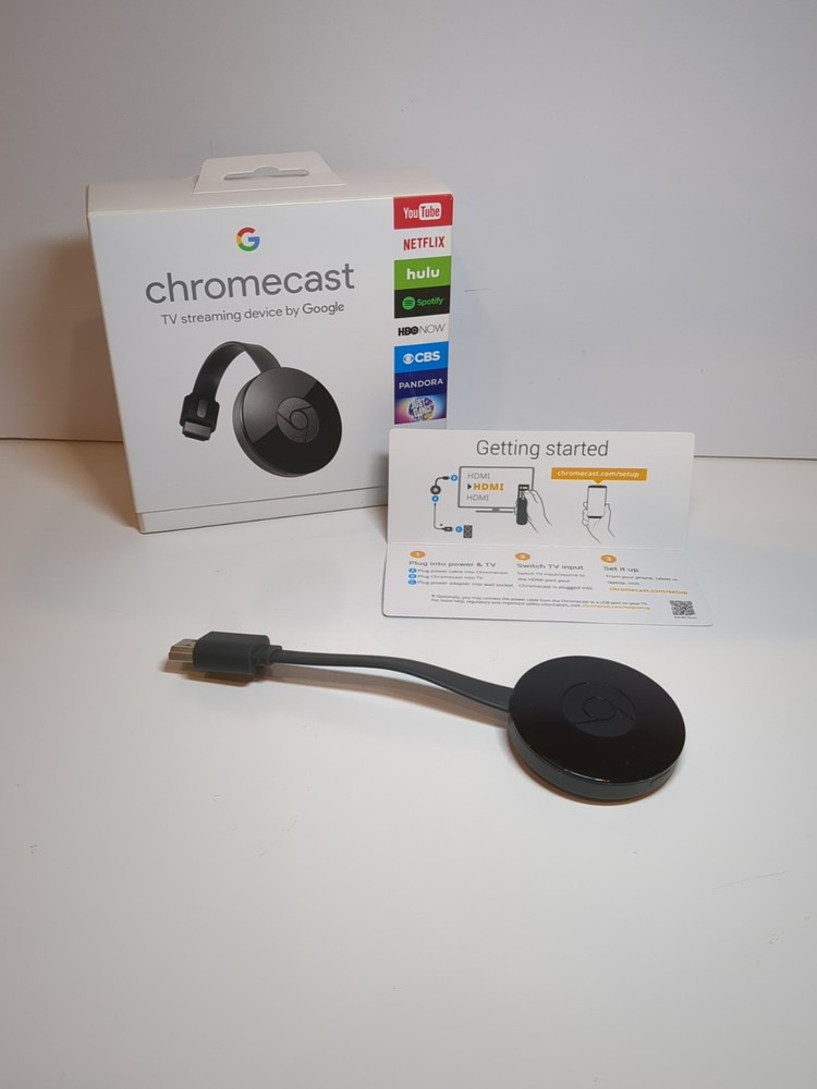 Google Chromecast 2nd Generation TV Digital Media Streaming Device & Box NC2-6A5