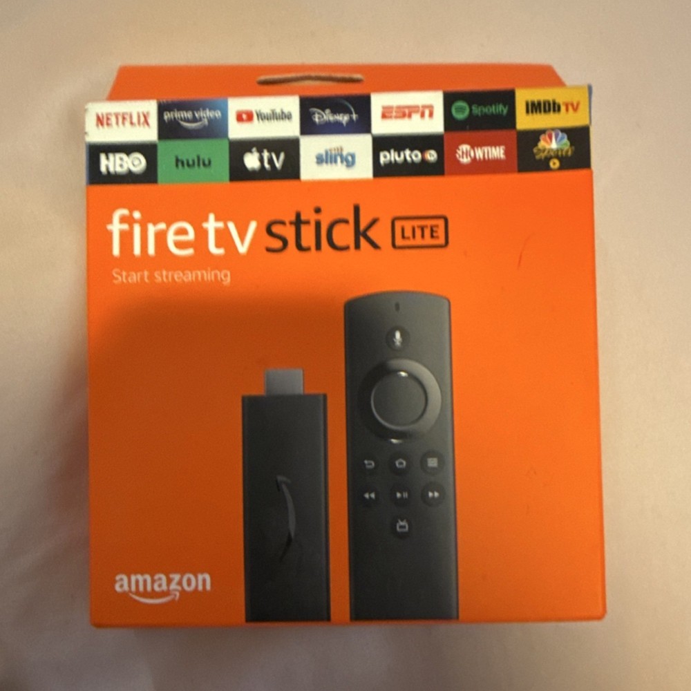 Amazon Fire TV Stick Lite Media Streamer Black Wi-Fi HDMI with Remote