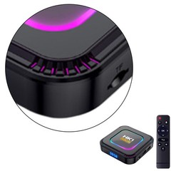 Quad Core Android 13 TV Box 4GB/64GB HK1 8K HD Wifi Media Stream Player3C