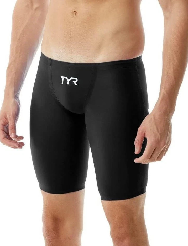 TYR Men’s Invictus Solid Jammer Black Size 30 NEW Save 40% Professional Swimsuit