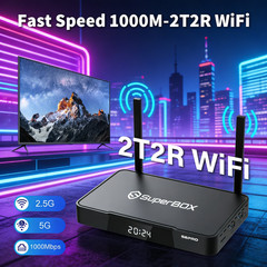 SuperBox S6 Pro 6K WiFi 6 Media Player 4GB/32GB Bluetooth Voice Remote