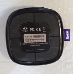 Roku 1 Streaming Media Player Model 2710X with Power Adapter – No Remote