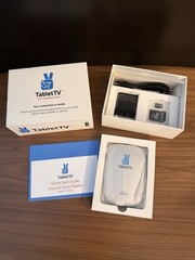 TabletTV TTV-0812S OTA TV Box Receiver Kit 7GB USB Silver HD w/ Adapter