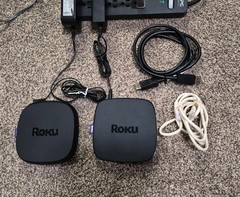 2 Genuine Roku Ultra 4K Streaming Model 4800X/4630X No Remote & A/c Cord/cable