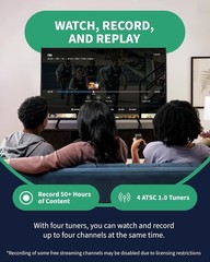 Tablo TV 4th Gen 4-Tuner OTA DVR with 35-Mile Indoor Antenna