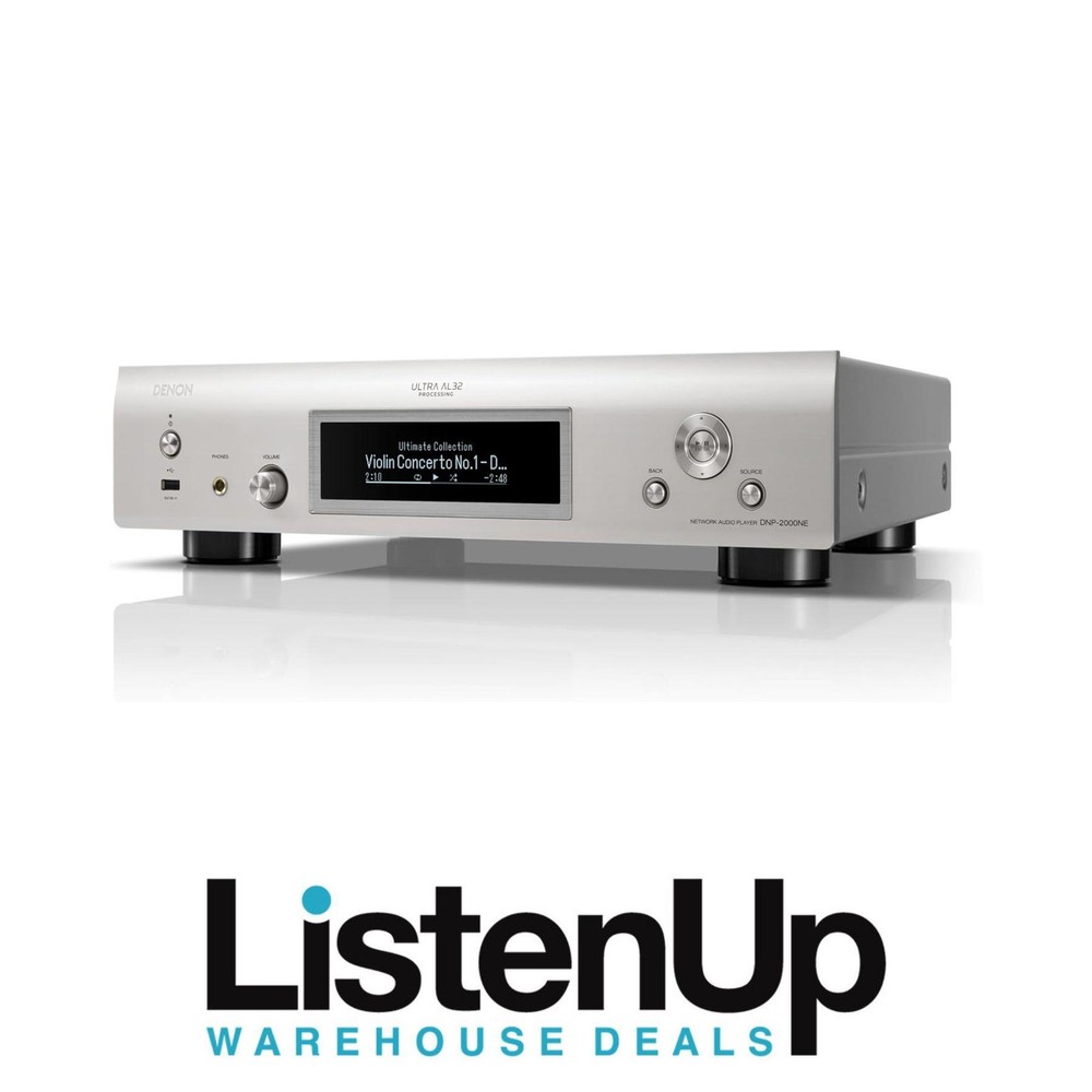Denon DNP-2000NE Hi-Res Wireless Audio Streamer with HEOS – Silver